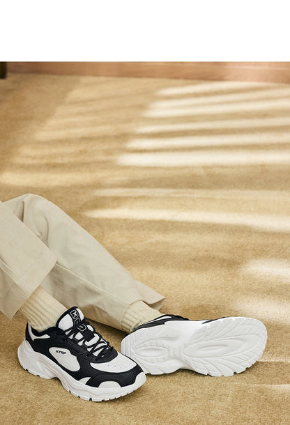 Xtep Cotton Shoes For Women 2024 Winter Warm Soft Sports Shoes Trendy Retro Durability Comfortable Sneakers 876418370026.