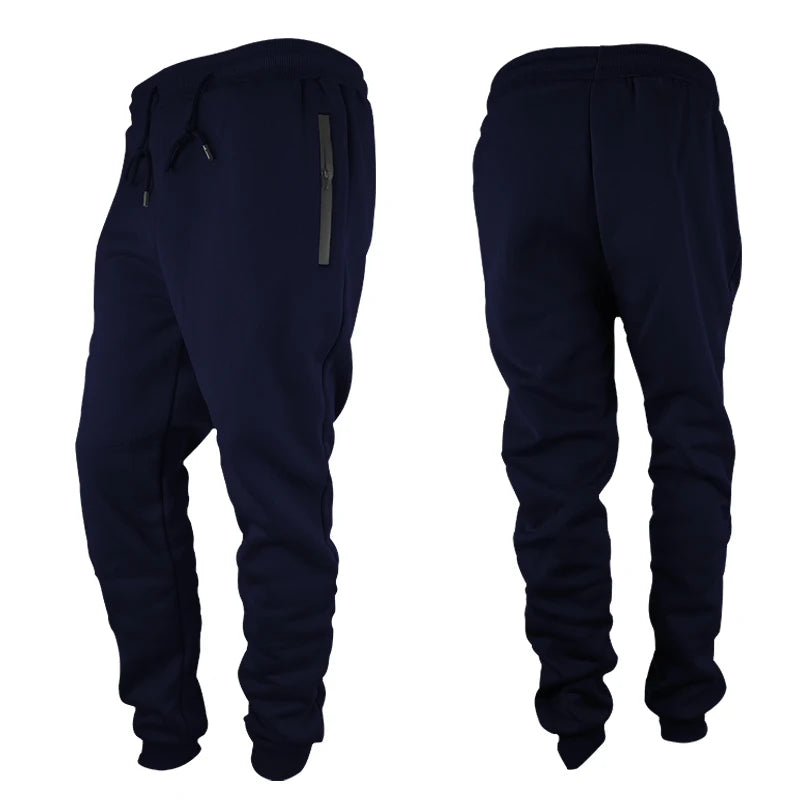 Men's Sweatpants with Zipper Pockets Tapered Joggers for Men Athletic Pants for Workout, Jogging, Running.