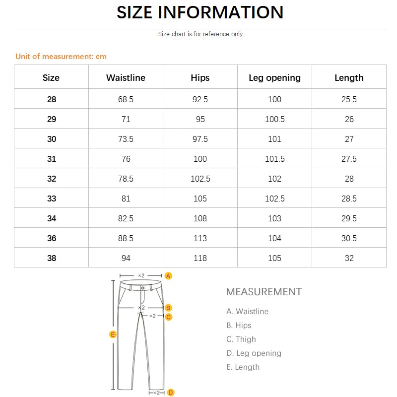 Male Brand Jeans Clothing Light Luxury Stretch Looes Fit Pants Comfortable Soft Business Fashion Straight Casual Denim Trousers.