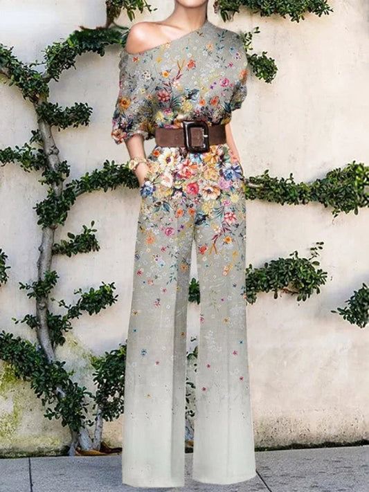 Women Jumpsuits New In Spring Autumn Female Chic Elegant Office Lady Wide Leg Pants Bodysuits Jump Suits for Women One Pieces.