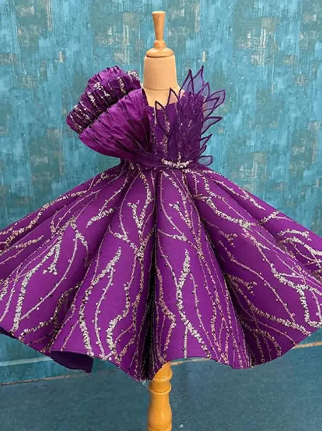 2024 kinder Laufsteg Abendkleid Host der Leistung Kleidung Hochzeit Geburtstag Party Blumen Mädchen Kleid A3705