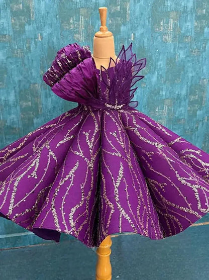 2024 kinder Laufsteg Abendkleid Host der Leistung Kleidung Hochzeit Geburtstag Party Blumen Mädchen Kleid A3705