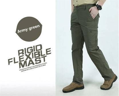 Military Tactical Pants Cargo Men Waterproof Trousers Casual Pants Wear-resistant Multi-pocket Outdoor Hiking Work Trousers Male.