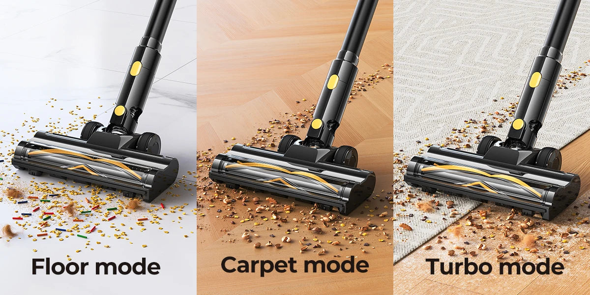 Lubluelu P3 Cordless Vacuum Cleaner 33Kpa Strong Suction 50Min Runtime Self-Standing for Hard Floor Carpet Pet Hair Removal.