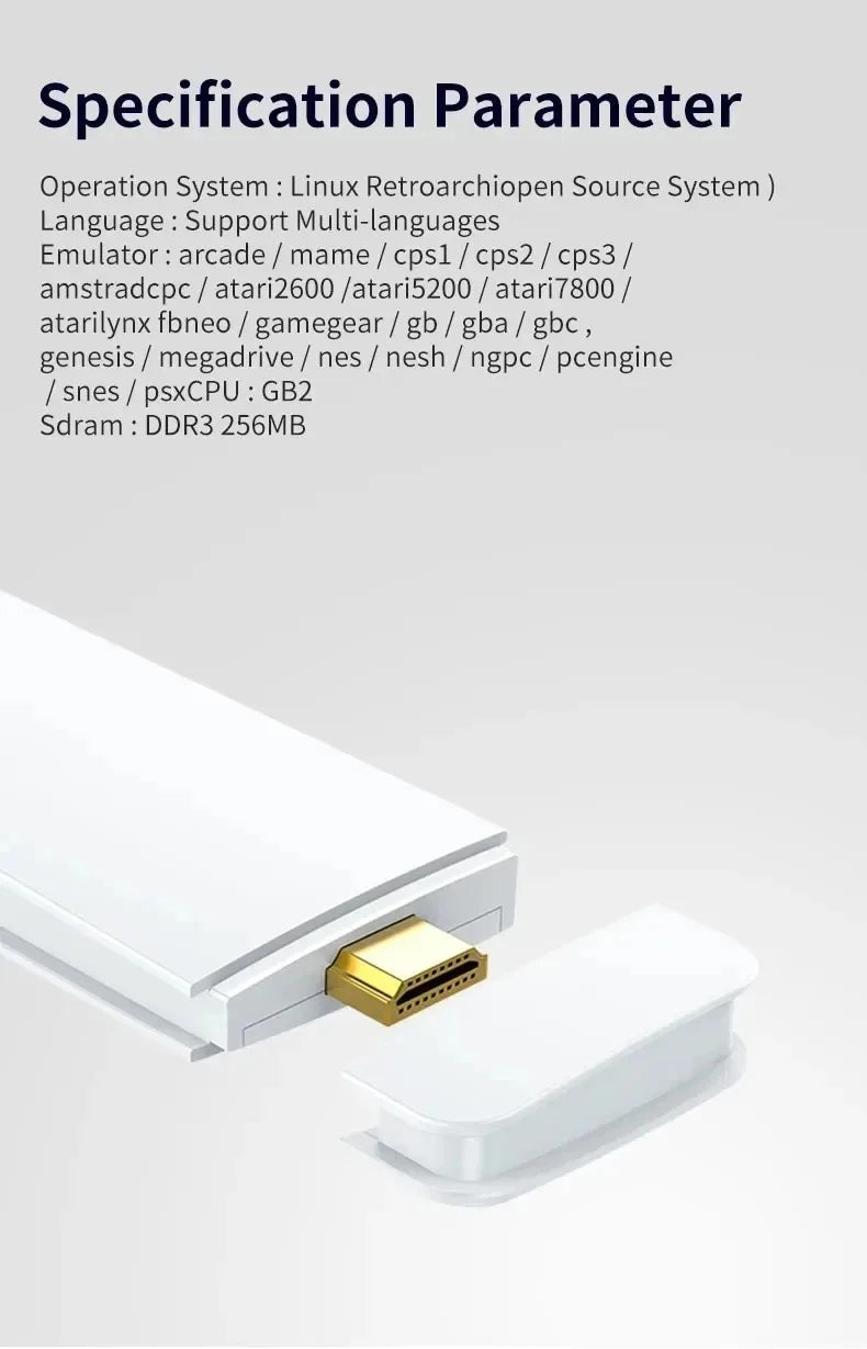 128G Game Stick M15 4K Video TV Game Console Wireless Gamepads Video Game 64G 40000+/50000+ Classic Arcade Games HD Two-player.