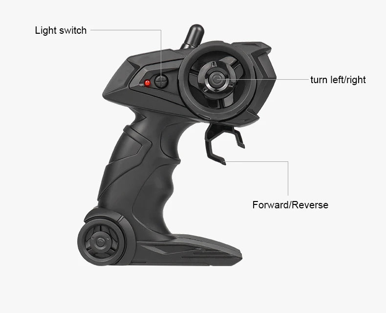 Remote Control Car RC Drift Racing 1:16 Vehicle Off Road Alloy 2.4G Radio High-Speed Trucks With LED Light Climbing Gift Kid Toy.