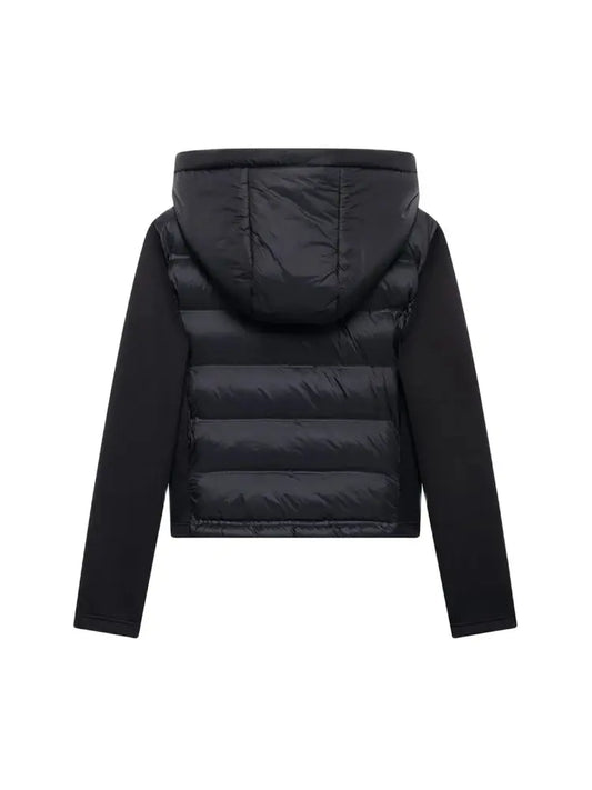 TRZA-Patchwork-gepolsterter Jackenmantel mit Kapuze und Taschen für Damen, lange Ärmel, Reißverschluss vorne, Damenoberbekleidung, schicke Oberteile, Mode