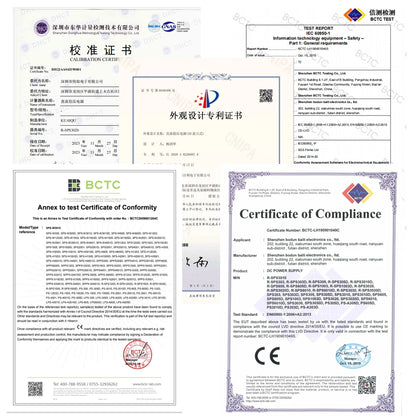 KUAIQU 5 Digits Programmable Adjustable Power Supply 30V 10A,Battery Simulation Tester,Real time Curve Display Voltage Current.