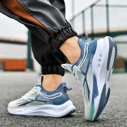 Outdoor Men Running Shoes Breathable Male Casual Walking Sneakers Lightweight Sport Shoes Comfortable Athletic Training Footwear.