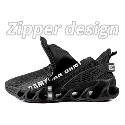 New Spring and Autumn Soft soled Running Men's Mesh Breathable Casual  Sports Shoes Men's Trendy Shoes Lightweight  Sneaker.