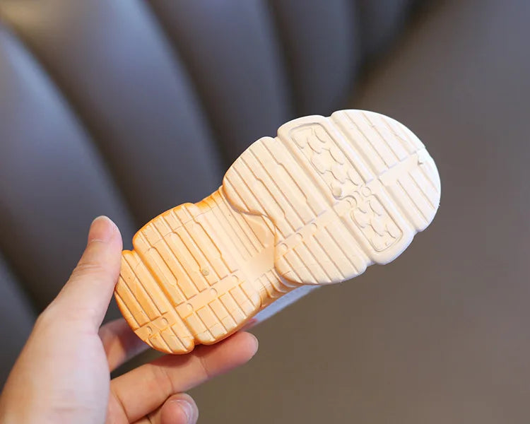 Size 20-31 Children Wear-resistant Casual Sports Shoes Baby Anti-slip Toddler Shoes Girls Boys Kids Soft Bottom Running Sneakers.