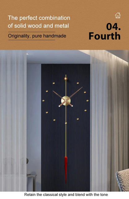 Spanien Große Wanduhr Modernes Design Metall Luxus Wand Uhren Uhren DIY Wohnkultur Stille Wohnzimmer Orologi Da Parete Geschenk