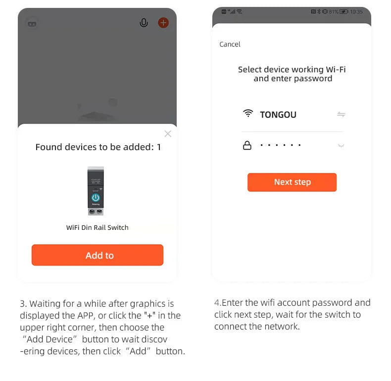 Tuya WiFi Smart Circuit Breaker 1P 63A DIN-Schiene für Smart Home Drahtlose Fernbedienung WiFi Schalter durch APP TONGOU
