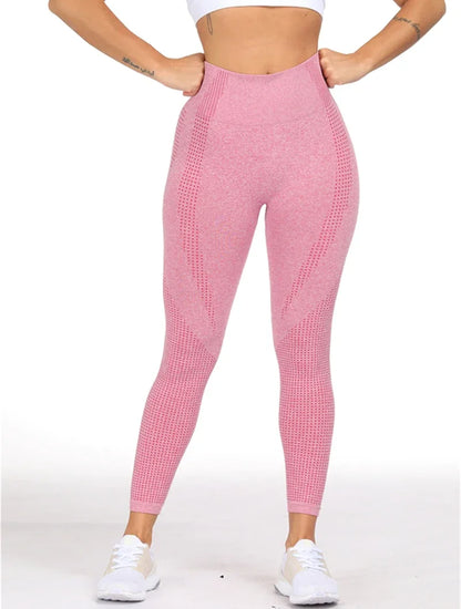 Vital Seamless Leggings Women High Waist Yoga Pants Tummy Control Workout Slim Hip Up Stretchy Leggings Booty Sport Tights.