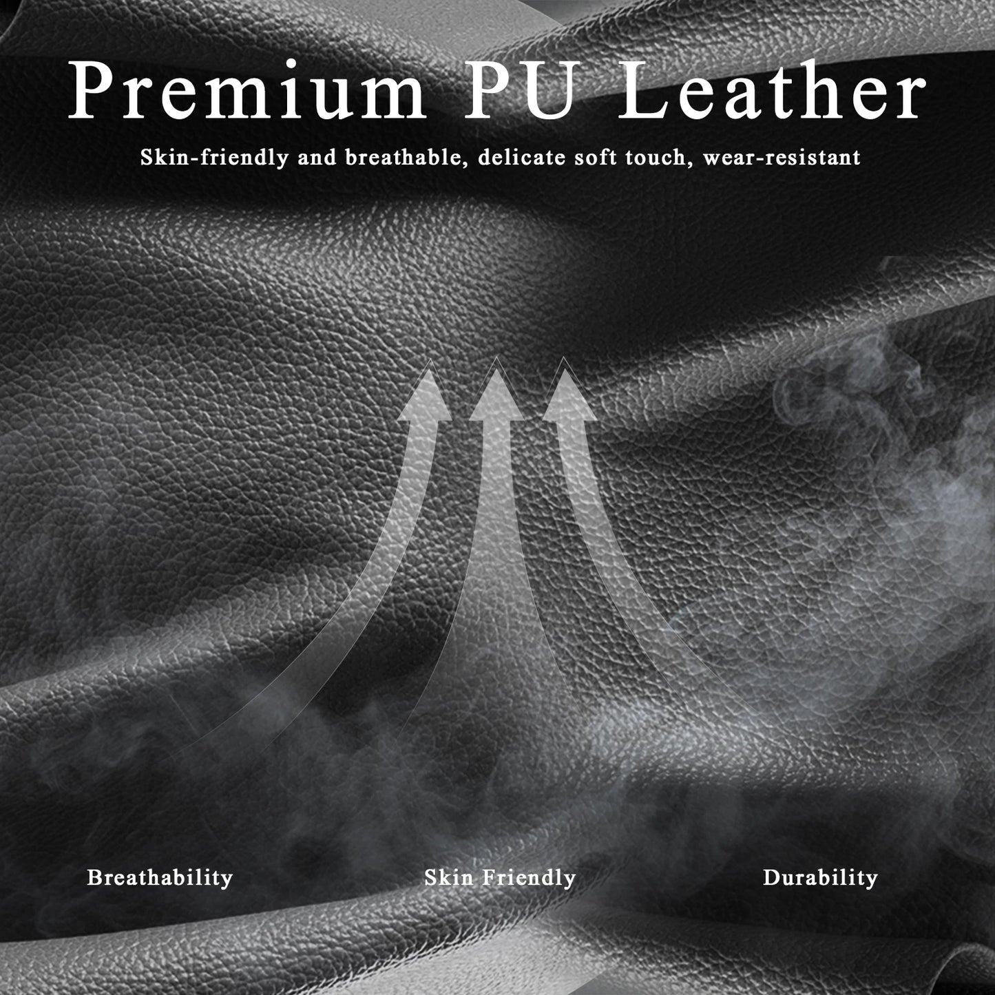 Ergonomischer Gaming-Stuhl, Taschenfederkissen und ausziehbare Fußstütze, hochwertiger, atmungsaktiver Computerstuhl aus PU-Leder für Erwachsene