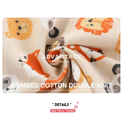 Kiddiezoom 4 stücke Mode Kurzarm Cartoon Baby Junge Mädchen Body 100% Baumwolle Neugeborenen Jungen Mädchen Onesies Kleidung.