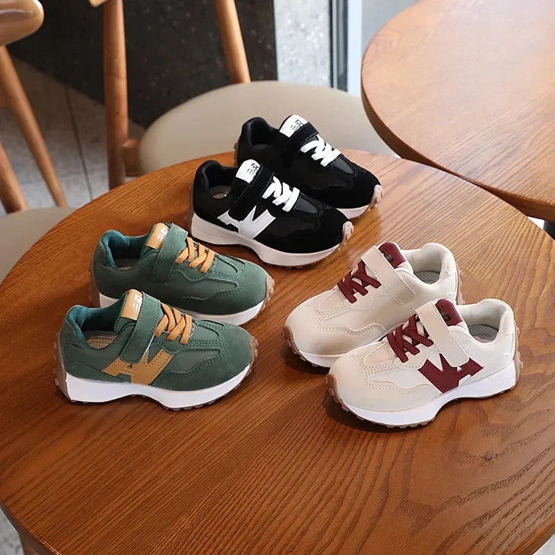 Children's Basketball Shoes Spring Autumn Versatile Running Shoes for Kids Boys Fashion Causal Girls School Sports Sneakers.