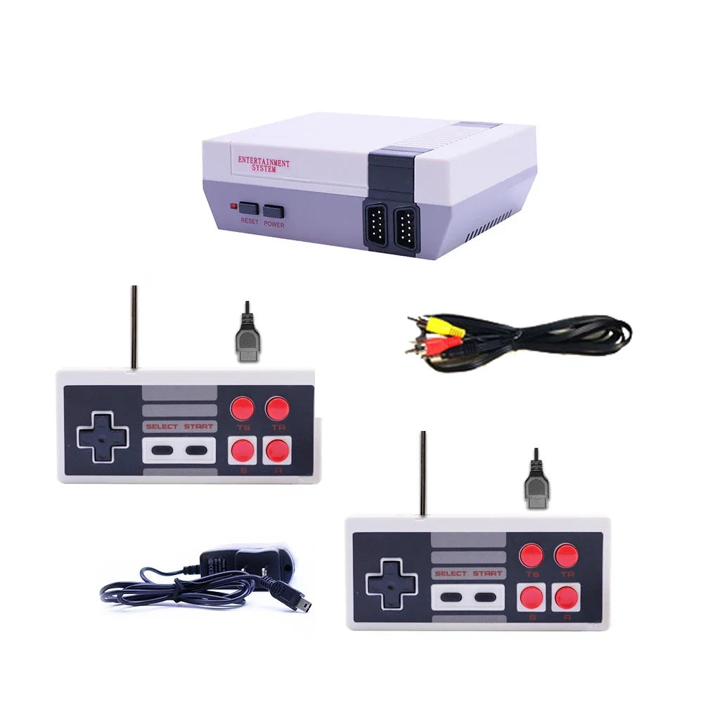Retro Game Console Classic Mini Video Game System Built-in 620 AV Games 8-Bit FC Nes TV Console for Adults and Kids Gift.