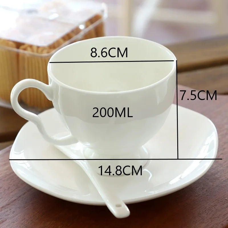 Plain white quality bone china tea cups set, ceramic coffee cup, japanese coffee cup, porcelain turkish coffee cups, originales