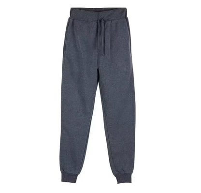 Mens Casual Pants Autumn Winter Fleece Sweatpants Men Running Jogger Sports Gym Trousers Fashion Solid Color Workout Long Pants.