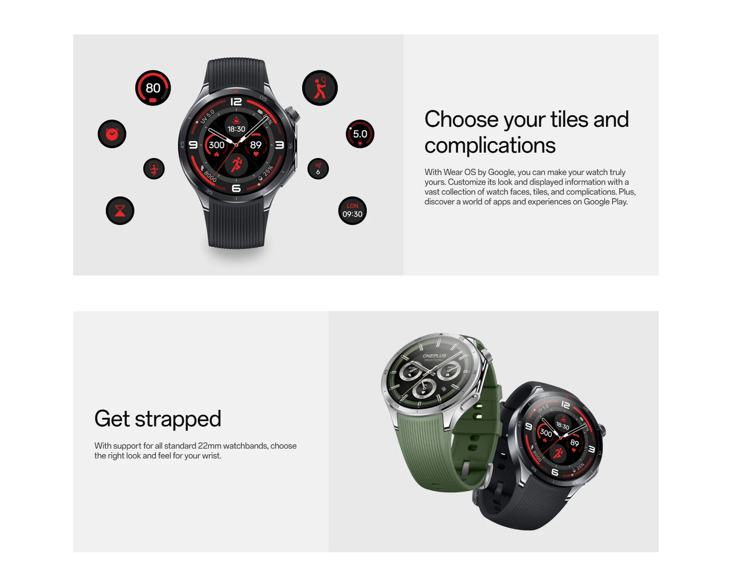 Global Version OnePlus Watch 3 Smart Watch 1.50inches LTPO  AMOLED Display Snapdragon W5 Processor Dual Frequency GPS Wear OS