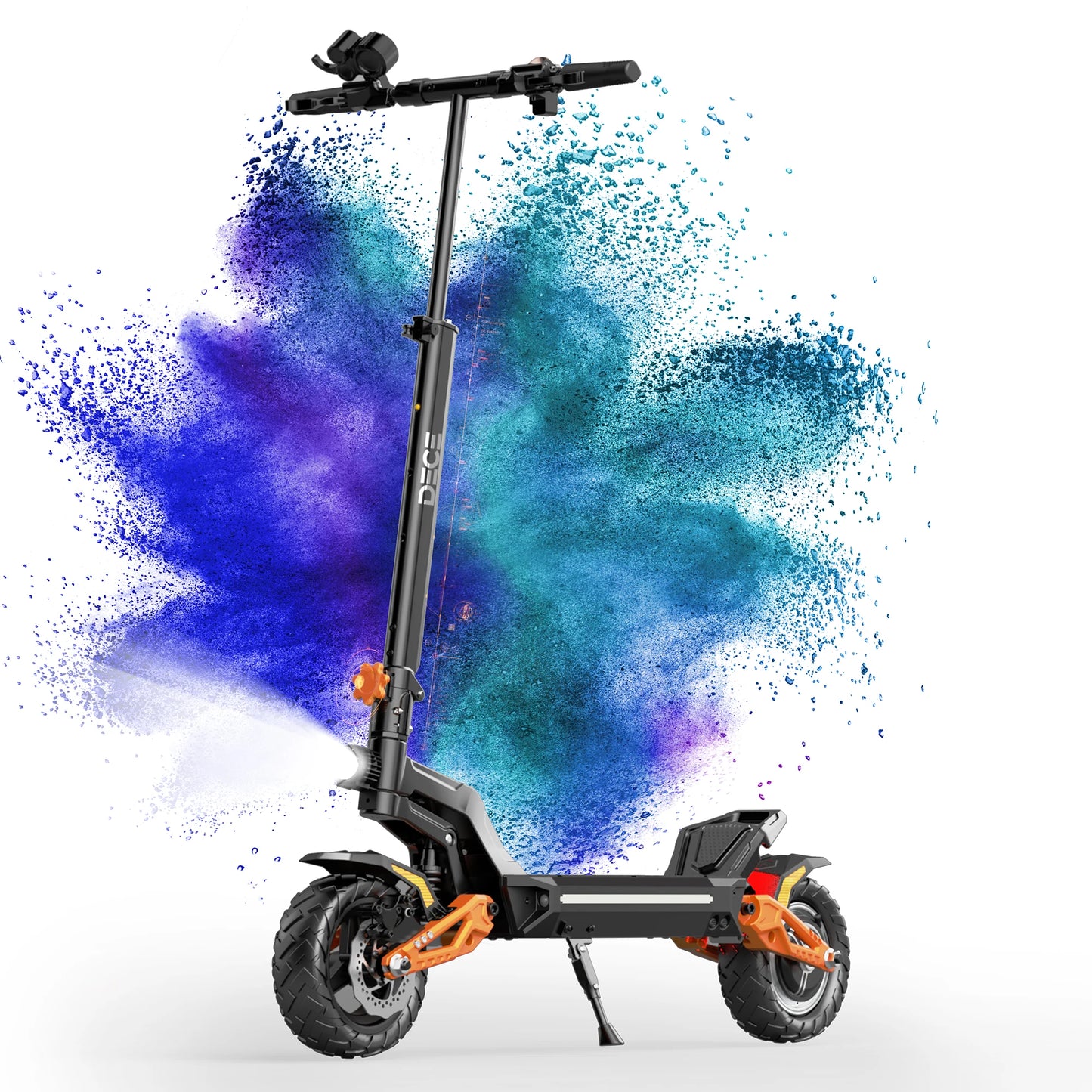 DECE DES20 Adult Electric Scooter 1200W*2 52V18Ah Battery City Commuter E-Scooter 10 Inch Off-Road Pneumatic Tire EScoote