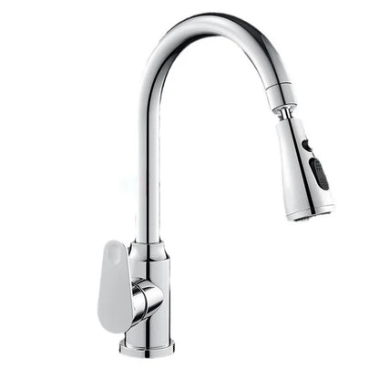 GEGVE Removable Kitchen Faucet  Flexible Head Hot Cold Faucets Tap Tap Mixer Manual Black for Kitchen Sink Adapted To Israel