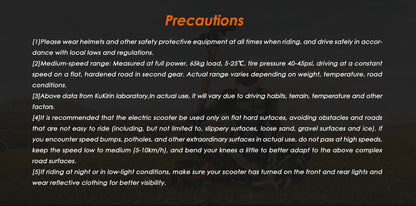 KuKirin G3 Pro Electric Scooter 1200W*2 Dual Motor 52V 23.2Ah Battery 80KM Range 65Km/h Max Speed E-scooter 10 Inch Tires