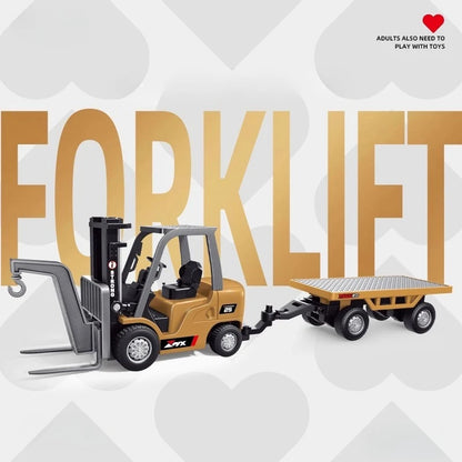 RC Car 1/64 Full Scale Mini RC Engineering Vehicle Desktop Electric Remote Control Excavator Dump Truck Forklift Model Toy Gift.