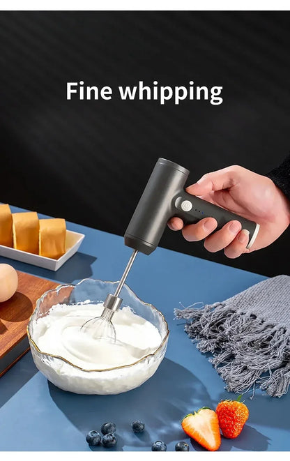 Diwiter 1 PCS Wireless Electric Food Mixer Portable 3 Speeds Egg Beater Baking Dough Cake Cream Mixer Kitchen Tools.