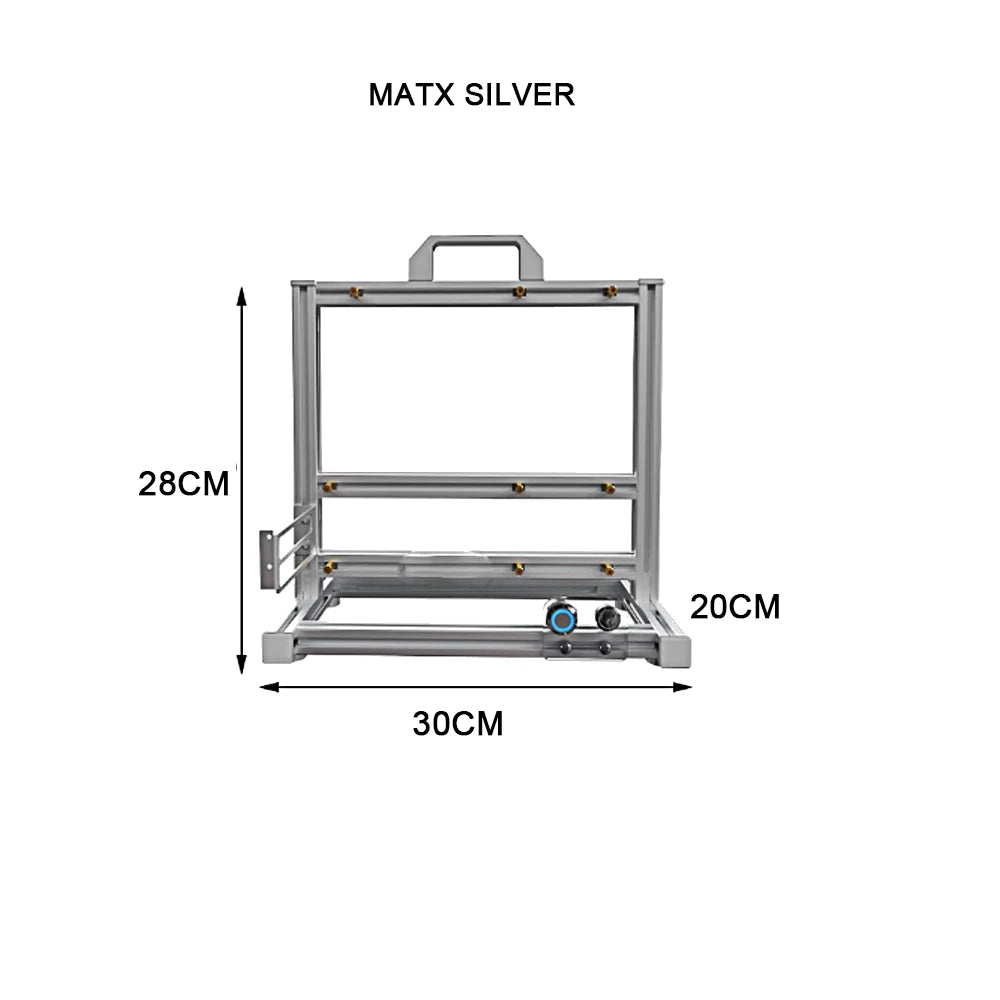 ITX MATX ATX Gamer Cabinet,MOD Desktop PC Case Open Frame Rack,Water Cooler Computer Gaming Chassis Vertical Personality DIY