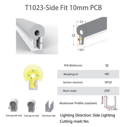 Neon LED Silicone Tube Flexible Soft Light For SK6812 WS2812B WS2811 DIY Holiday Decoration Strip Bar Lighting Tape Waterproof