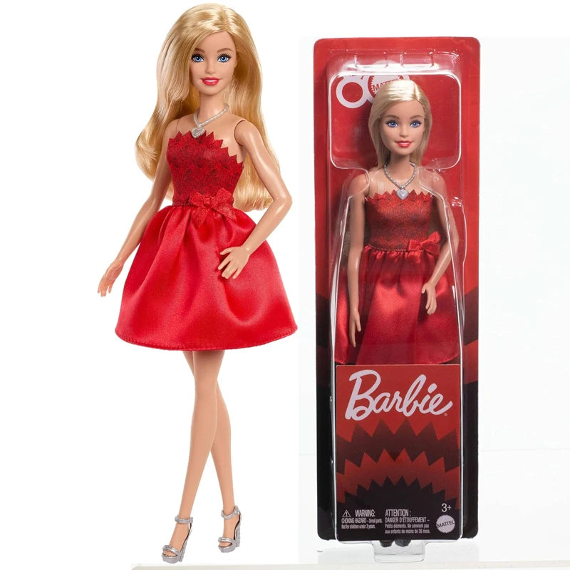 Original Barbie Fashionistas Doll Blonde Wavy Totally Hair Dress Accessories Toys for Girls 65th Anniversary Vintage Collectible.