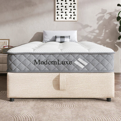 Orthopädische Kaltschaummatratze 90 x 200 cm, Matratze mit 7-Zonen-Taschenfederkernen, mittelfest – OEKO-TEX ®    Zertifiziert