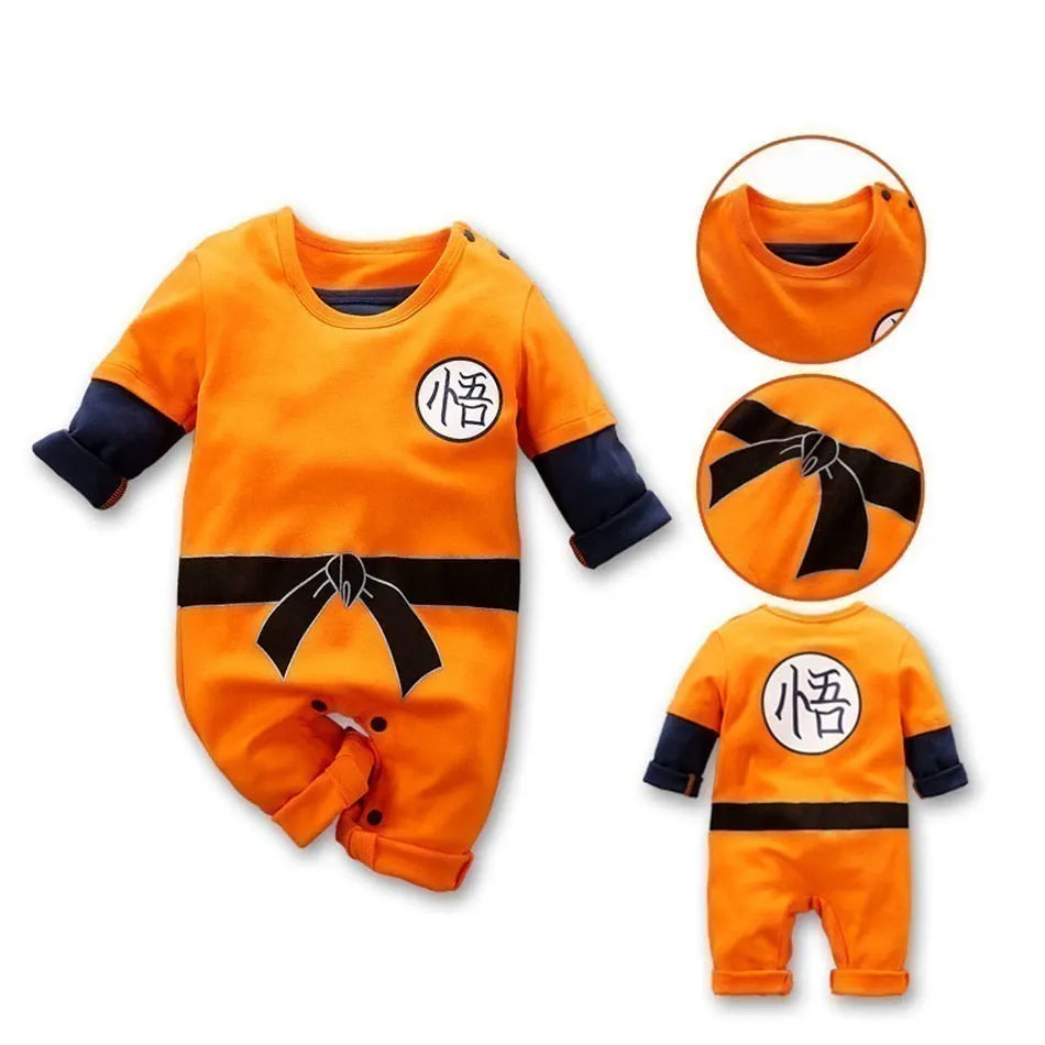 Baby Sommer kurz ärmel ige Baumwolle Anime Overall Jungen Mädchen Rollenspiel Kostüme Baby Kurzarm Body suits Kinder Stram pler