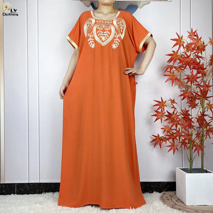 Neue Sommer-Kaftan-Abaya 2023, afrikanische Kleider für Frauen, traditionelle Kleidung, Islam-Gebetskleidung, Türkei, muslimische lose Robe, Ramadan