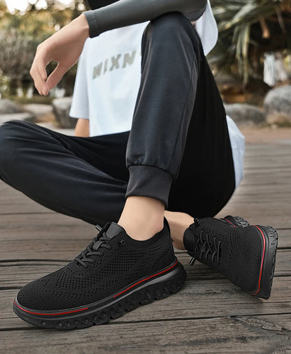 Men Sneakers Men Mesh Casual Shoes Fashion Lightweight Breathable Soft Soled Shoes Summer Outdoor Sports Fitness Large Size 48