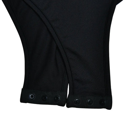 Cryptographic Fashion Off Shoulder Ruched Wrap Bodysuits Outfits for Women Elegant Skinny One Piece Long Sleeve Tops Solid.