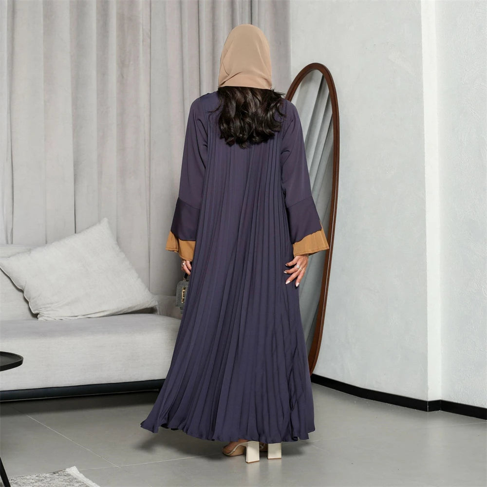 Ramadan Abayas For Women Eid Open Kimono Abaya Damen Dubai Muslim Kaftan Dress Islam Clothing Kebaya Caftan Marocain Robe Femme.