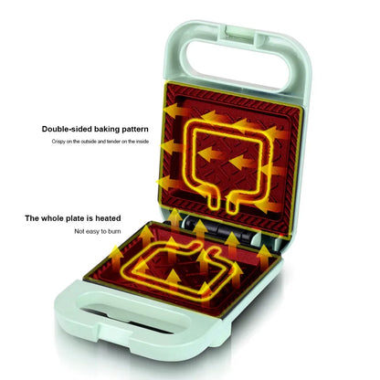 Multifunction Sandwich Maker Fast Heating Toaster Home Breakfast Making Machine Kitchen Electric Baking Pan Roast Meat Omelette.