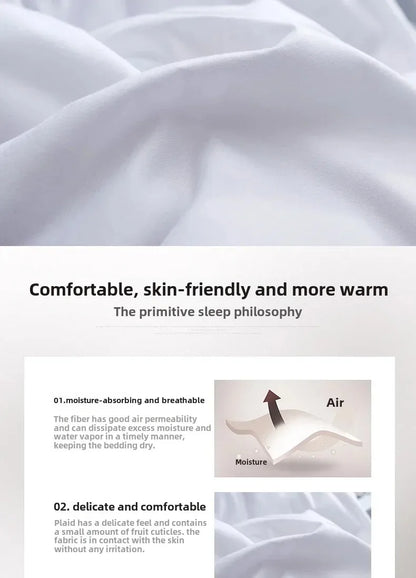 Winter Quilted Quilts Blanket 95% White Goose Down Soft Goose Down Warm Winter Duvet 거위털 이불 구스이불 거위Size King Twin Cover.