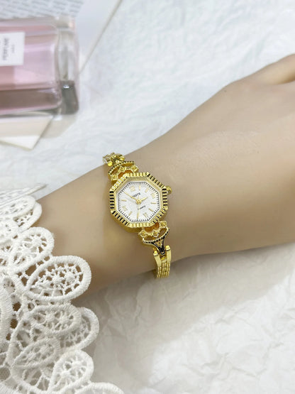 Luxury Famous Brand Oval Dial Women Watch Fashion Small Thin Gold Bracele Quartz Wristwatch Clock Gift Dropshipping Montre Femme