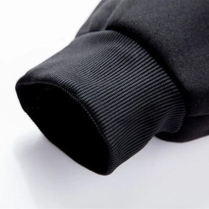 PARIS Letter Print Sweatshirt Suit Men's Fleece Hoodie Pants Set Spring Autumn Winter Warm Casual Sports Pullover Trousers Sets.