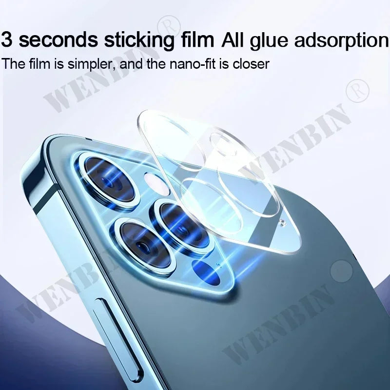 Camera Lens Protector Glass For iPhone 17 16 15 14 Pro Max 13 12 11 Pro Max Plus Full Cover Protective Glass For Camera Film.