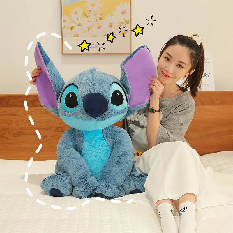 30/40/55CM Interstellar Baby Station Stitch Doll Large Stitch Rag Doll Plush Toy Children Accompany Holiday Gifts.