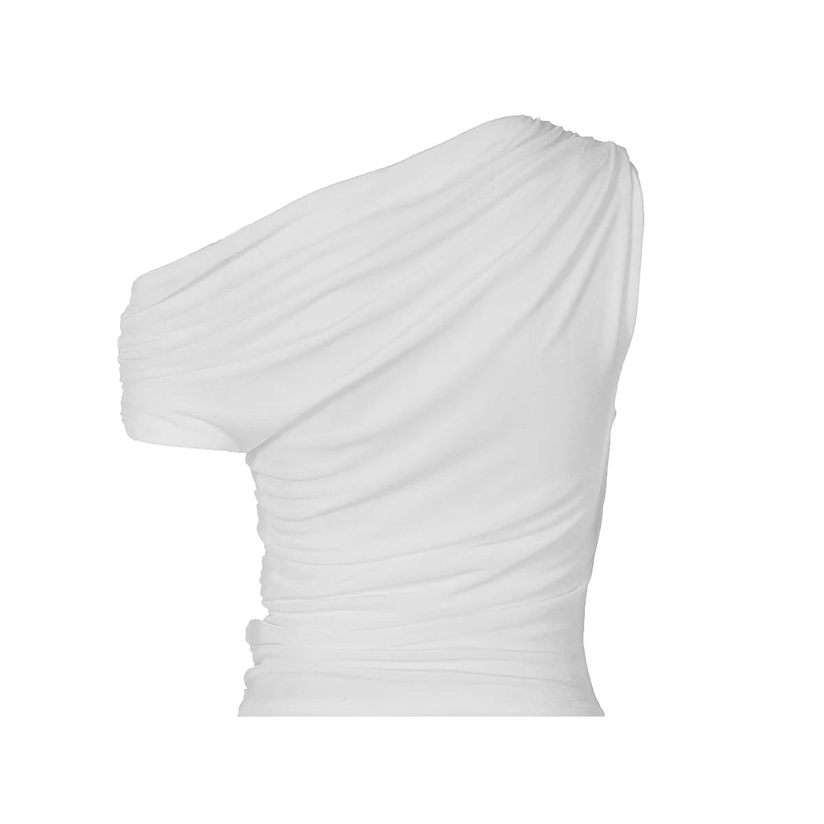 Talenza Sexy One Shoulder Tops Womens Summer Fashion Hot Girls Backless Pleated Slim T-Shirt Casual Office Lady Party Tops Women.