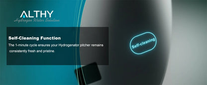ALTHY Hydrogen Water Pitcher Generator Machine Bottle Jug Kettle SPE PEM Technology. Balanced Water PH Calcium Sulfite filter.