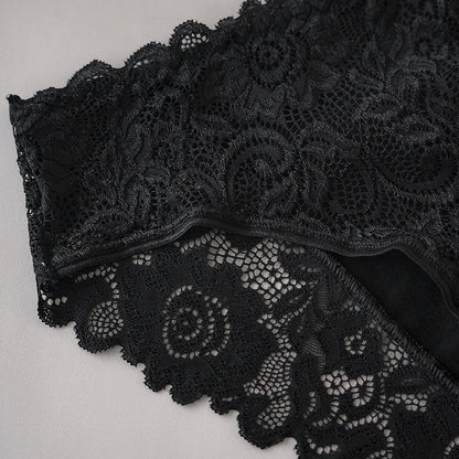 3PCS/Set Luxury Floral Embroidery Lace Panties Women Briefs Sexy Hollow Lingerie Female Underwear Ladies Breathable Underpants.