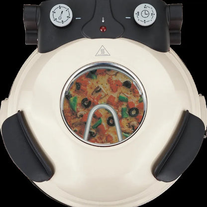 Transparentes Beobachtungsfenster, Pizzaofen, 30,5 cm, individuelle Pizzamaschine, schnelle Erwärmung, DIY, multifunktional