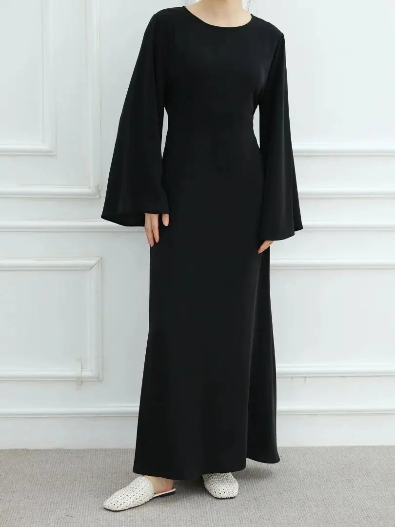 Bandage Plain Abaya Dubai For Women Kaftan Muslim Modest Long Dresses Islam Caftan Marocain Kebaya Robe Femme Musulmane Vestidos.